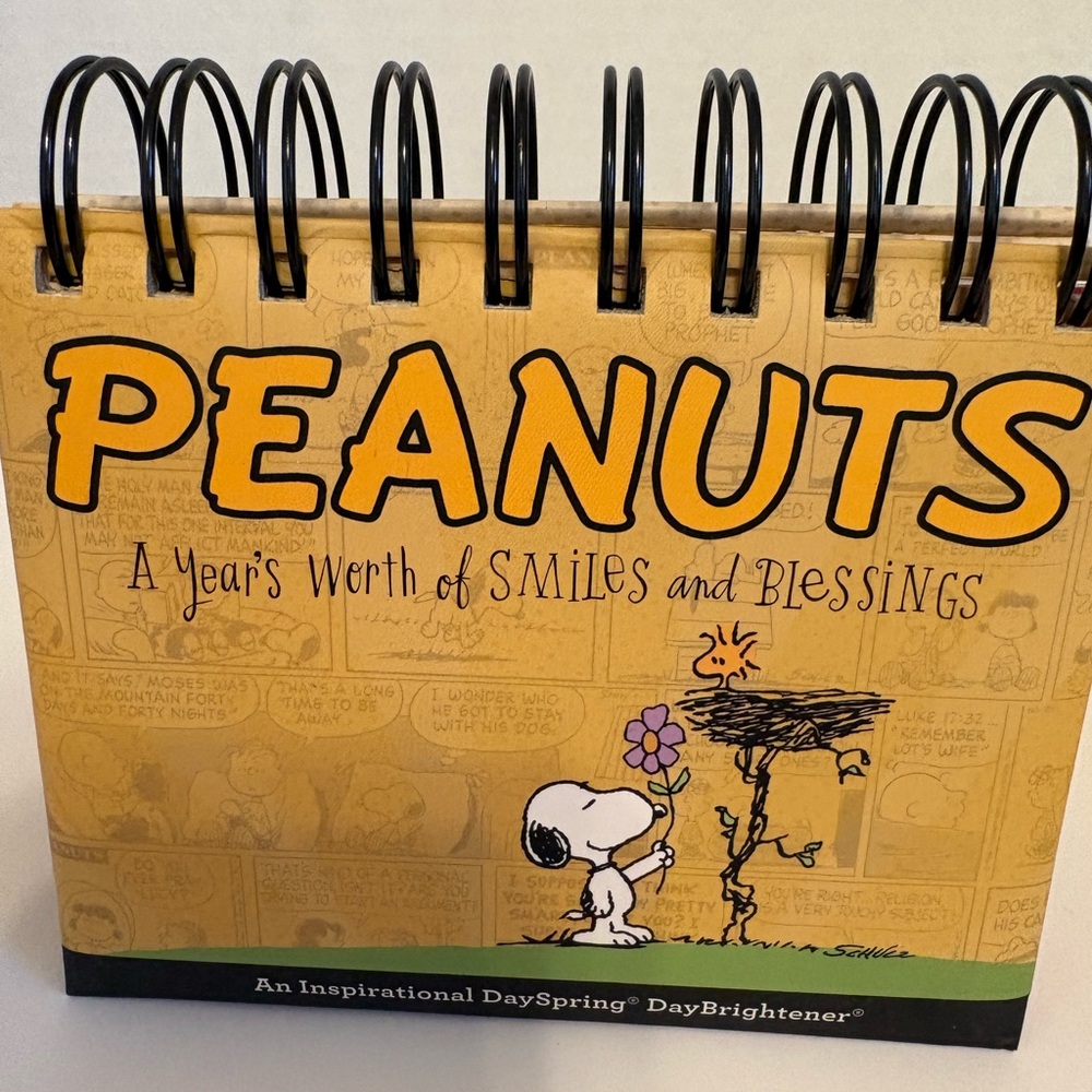 Peanuts Smiles and Blessings perpetual calendar and Notes & Stickers - Picture 2 of 5